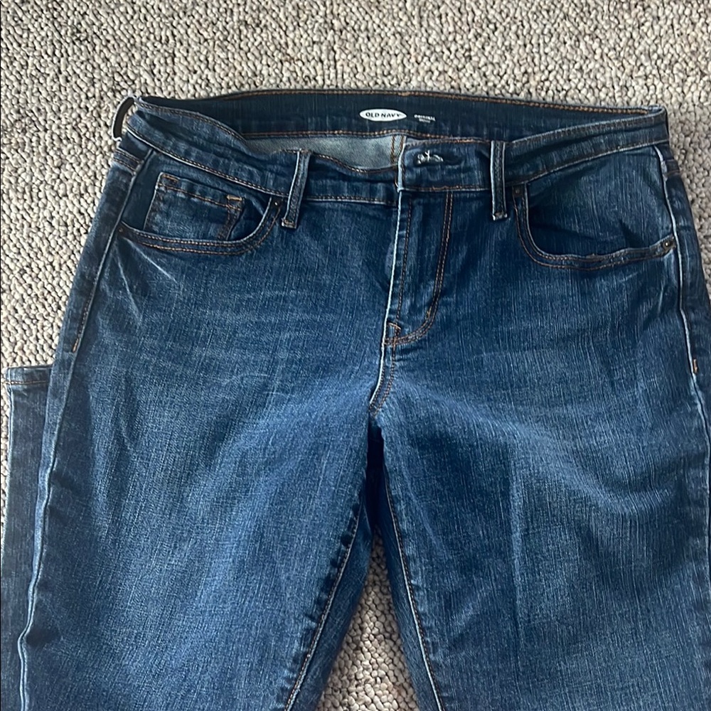Old Navy Women's Skinny Jeans - Dark Blue